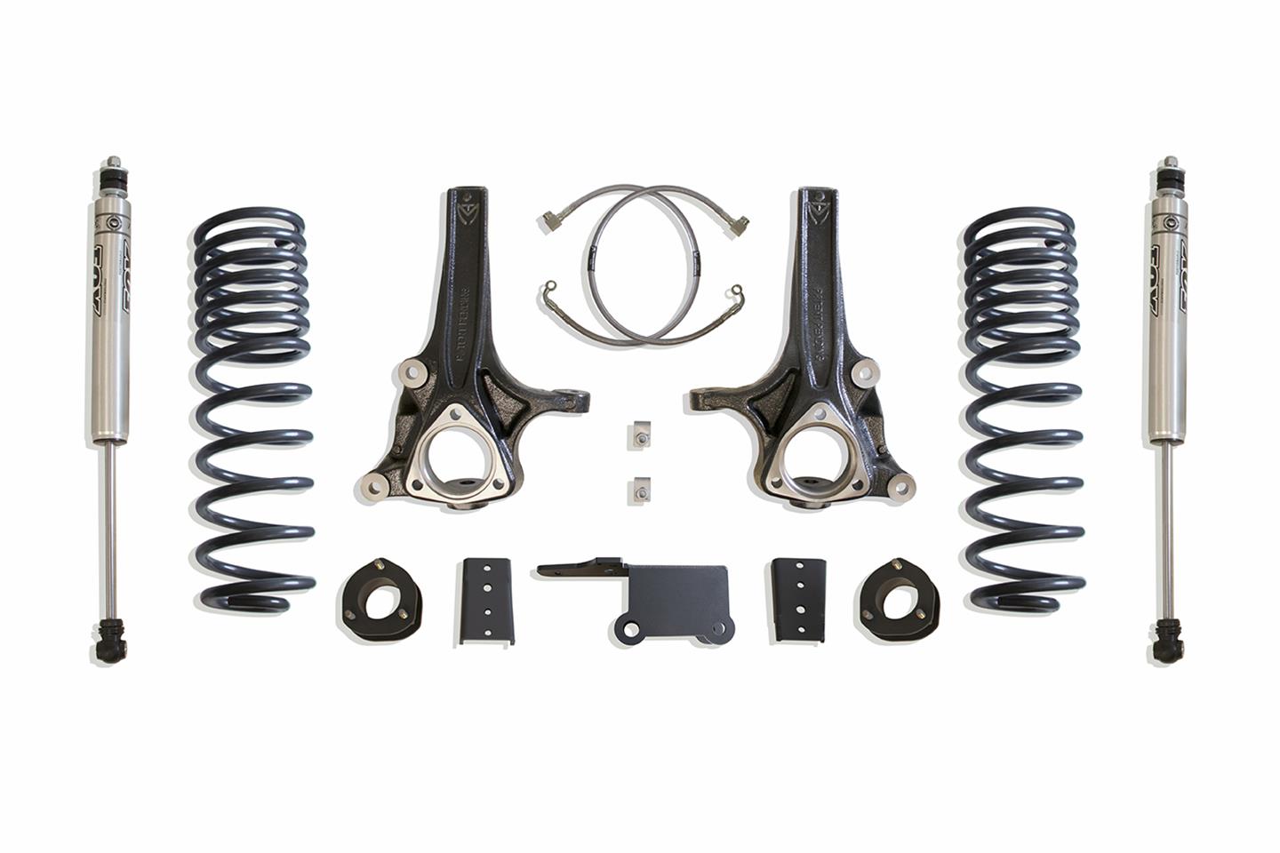 MaxTrac 7/4 Suspension Lift Kit w/Fox Shocks 19-up Ram 1500 4wd